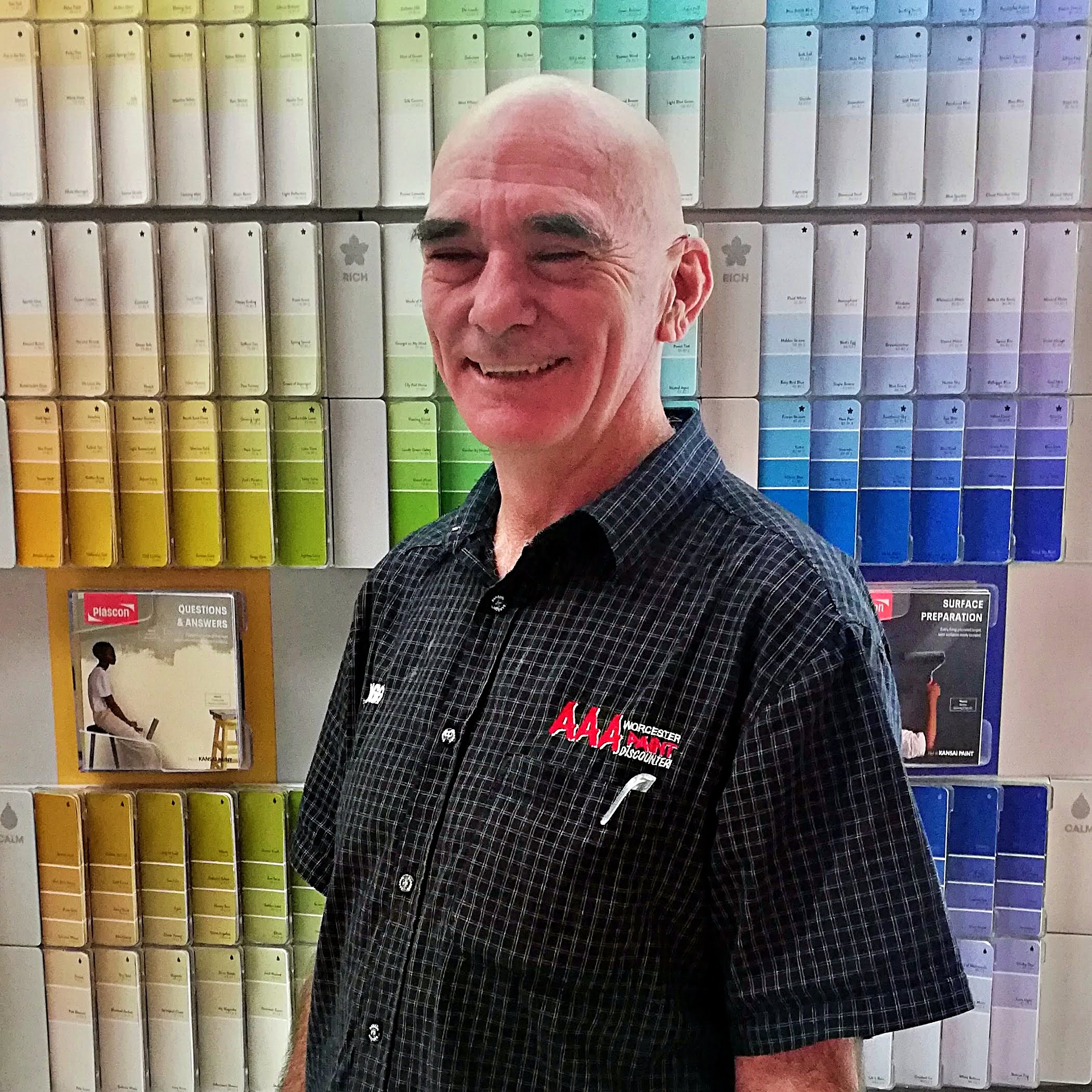 AAA Paint Assistant Manager Eugene Ashworth