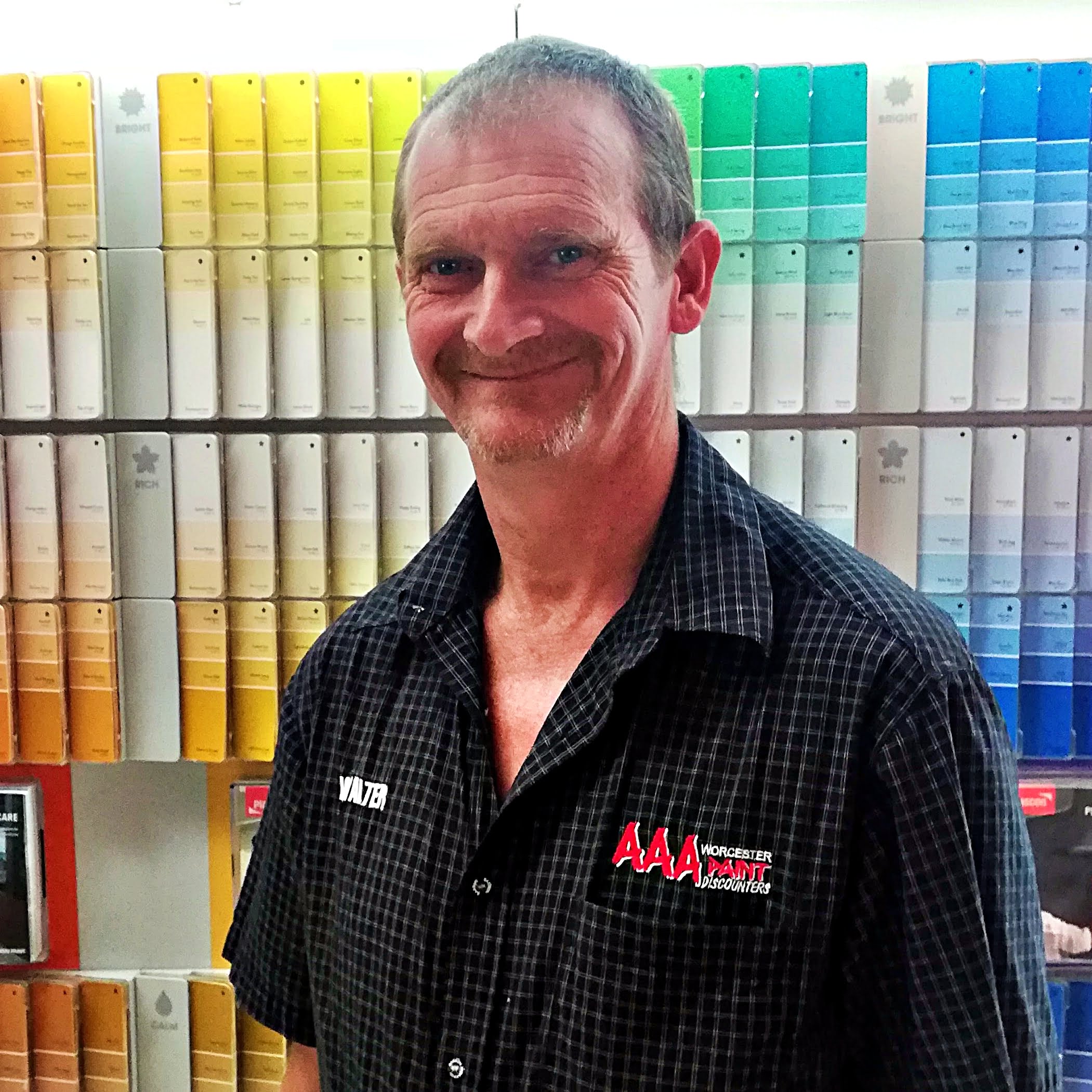 AAA Paint Assistant Manager Walter Hoar